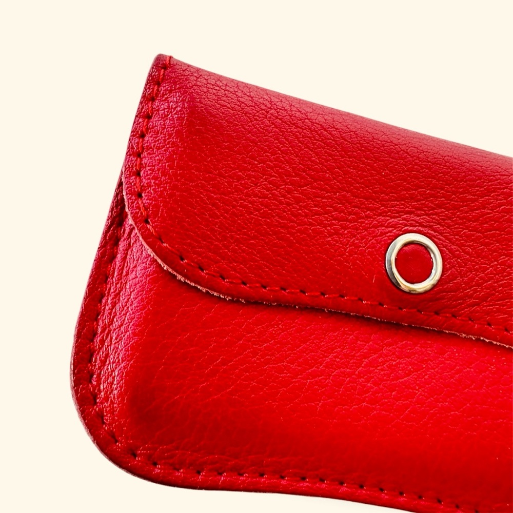 EUC Keccie ‘Mini Me’ (European)  Genuine Leather Card Wallet Rare Bird Edition. - Picture 6 of 7